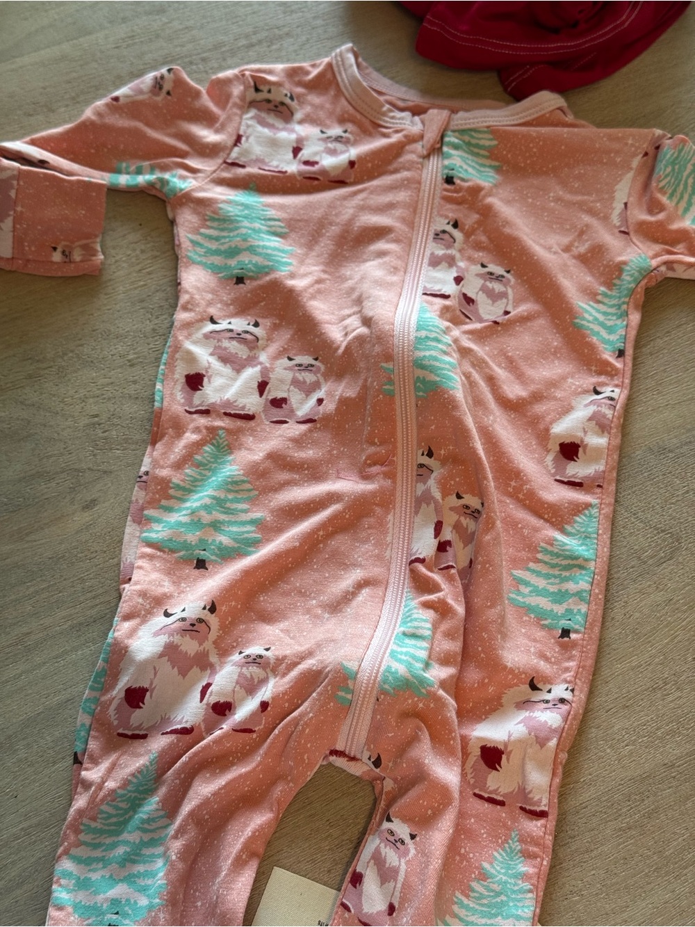 Kickee Pants Christmas Yeti pajamas